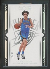 2022-23 Josh Giddey 20/49 Panini Noir