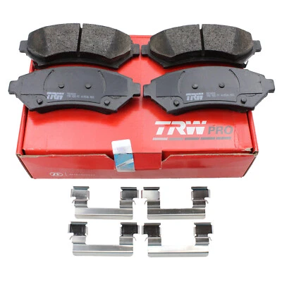 Комплект передних керамических тормозных колодок TRW Pro для Oldsmobile Buick Chevy Cadillac Pontiac - Изображение 1 из 4