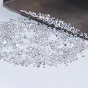 Loose CVD Lab-Grown Diamond 2.70 mm Round D - IF Certified Diamond 13 Pcs Lot - Picture 1 of 6