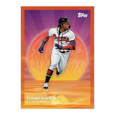 2020 Topps On Demand Ronald Acuna Jr. #7 MLB Summer Blockbuster Base Card PS
