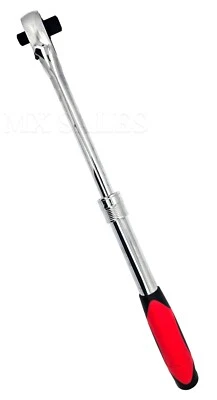Dual Head Drive Extendable Long Handle Socket Ratchet 1/4",3/8",1/2" Drive - Image 1 of 2