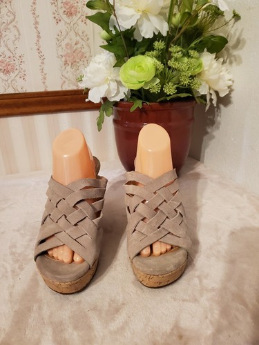 Sandali Ugg Australia Marta plateau zeppa slide scamosciati donna TAGLIA 11 M