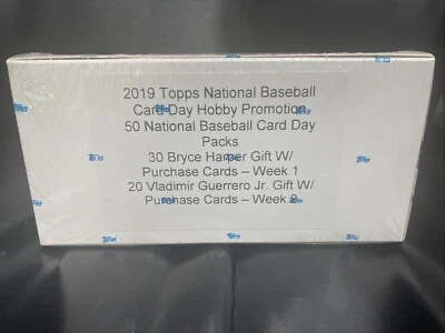 2019 Topps National Baseball Card Day Hobby Promotion Box FACTORY SEALED.. - Image 1 of 3