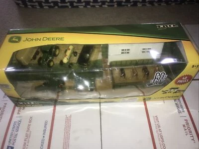 ERTL 1/64 John Deere 40 Piece Farm Toy Playset 60th Anniversary Special Edition - Image 1 of 4