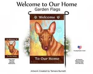 Willkommen Garten Flagge - Pharaoh Hound 099 - Bild 1 von 1