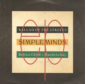 Simple Minds - Ballad Of The Streets 7", EP, Sil Very Good Plus (VG+) - Picture 1 of 4
