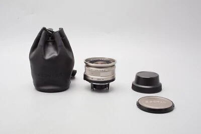 Contax Carl Zeiss Biogon T* 21mm f/2.8 Lens, Silver, fr Contax G1 G2 Rangefinder - Image 1 of 4