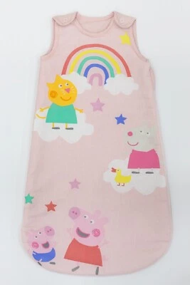 CHARACTER WORLD Peppa Pig Toddler Baby Sleeping Bag Pink Girls Sleep Sack Size Small 0-6 months