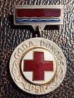 RED+CROSS+HONORARY+DONOR+Nr.3697+LATVIA+Soviet+Russia+USSR+badge+pin+COMB.SHIP