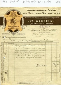 Dept 03 - Moulins sur Allier - Belle Headete Celery & Butlery Sector 1937 - Picture 1 of 1
