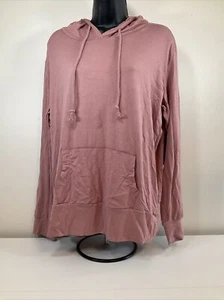 Neu mit Etikett Shiela Rose langärmliger rosa Hoodie Viskose/Elasthan Sweatshirt Damen L - Bild 1 von 4