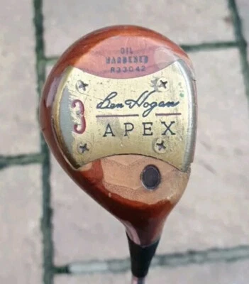 Ben Hogan Apex Persimmon #3 Wood Oil Hardened 43.5" Apex 4 Shaft Right Handed - Image 1 of 4
