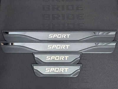 Para Accesorios Nissan Alféizar Puerta Coche Adhesivo Cubierta Placa Protector Borde 4X Foto 1 de 4