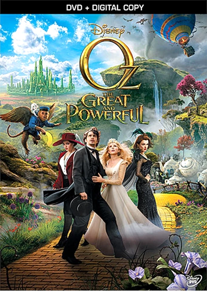 Oz: The Great and Powerful (DVD) w James Franco -CHOOSE WITH OR WITHOUT A CASE - Image 1 of 1