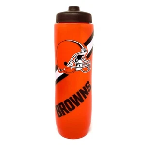 Cleveland Browns 32oz Squeezy Water Bottle, NFL Licensed BPA Free - Picture 1 of 1