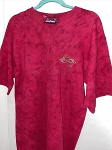 Vintage Aladdin T-Shirt Pink Tie-Dye Size S/M Medium Unisex Double B Santa Fe - Picture 1 of 11