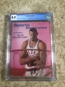 Sports Illustrated 1965 Wilt Chamberlain CGC 8.0 Second Of 10 Graded Pop 2 - Picture 1 of 2