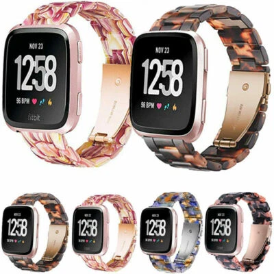 For Fitbit Versa 2 & Versa Lite Band Premium Resin Strap Bracelet Metal Buckle - Image 1 of 4