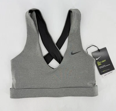 NWT Nike Sports Bra Criss Cross Indy Dri-Fit Light Support Sz Small Gym - Image 1 of 4