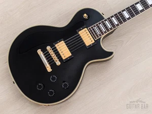 1990 Orville by Gibson Les Paul Custom Black Beauty LPC-EB w/ 490 Humbuckers - Picture 1 of 20