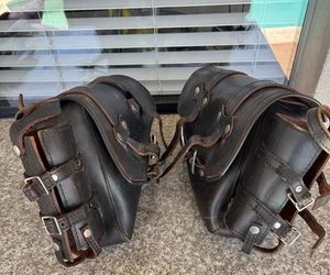 La Rosa Sportsters Throw Over Saddle Bag With Fuel Bottle Holders Lot 2 - Bild 1 von 24