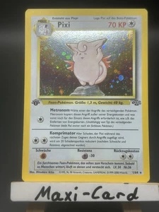Pixi / Clefable - 1/64 Dschungel - Holo 1st Edition DE NM Pokemon - Bild 1 von 2