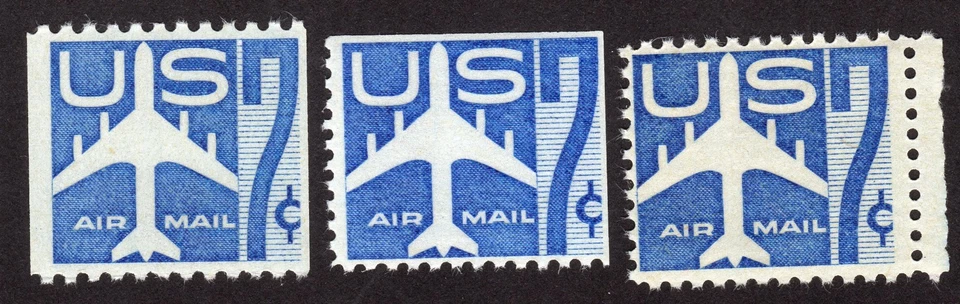 Scott #c51-c51a-c52 Silhoulette of Jet Single of Sheet Booklet Coil Stamp MNH #1 - Image 1 of 1