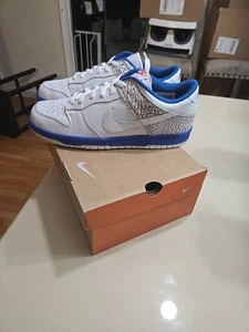 Talla 10 - Nike Dunk Cl Low Jordan Pack 🤍💙Super Clean NDS 2017 304714-119💙🤍 - Imagen 1 de 17