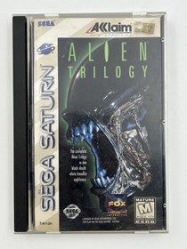 Alien Trilogy Sega Saturn CIB Complete W/ Foam Tested Excellent Disc