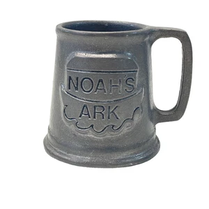 Taza vintage de peltre Arca de Noé de York Metal 1977 - Imagen 1 de 8