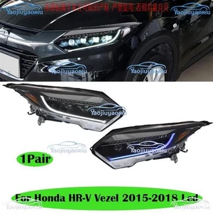 For Honda HR-V Vezel 2015-2018 Led Headlight Assembly DRL Projector Light 2pcs - Picture 1 of 1