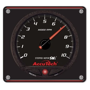 Velocímetro de memoria Longacre 4447 AccuTech SMi 'Motor paso a paso' en panel de aluminio - Imagen 1 de 1