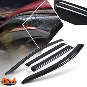 For 18-24 GMC Terrain Tape-on Side Window Visors Sun Guards Rain Deflector 4Pcs - Picture 1 of 5