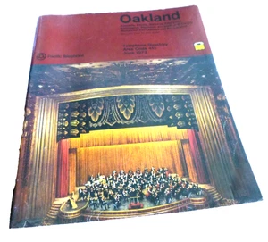 Directorio telefónico de colección Oakland Alameda Berkeley Kensington Piedmont Cal 1973 - Imagen 1 de 4