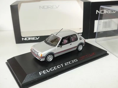 PEUGEOT 205 GTI 1.9 1990 Gris Clair NOREV 1:43 - Photo 1/2