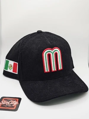 Nueva Era México Selección Nacional de Béisbol 9Fifty A Marco Pana Snapback Sombrero Negro Foto 1 de 4