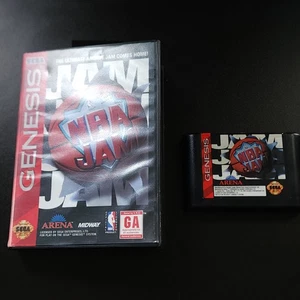 NBA Jam Sega Genesis, Hülle und Spiel, ohne Handbuch - Bild 1 von 9