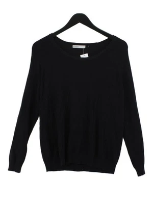 Oasis Women's Jumper XL Black Viscose with Nylon Round Neck Pullover - Image 1 of 4