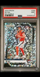 2024 Panini Prizm Bo Nix RC No Huddle PSA 9 - Bild 1 von 2