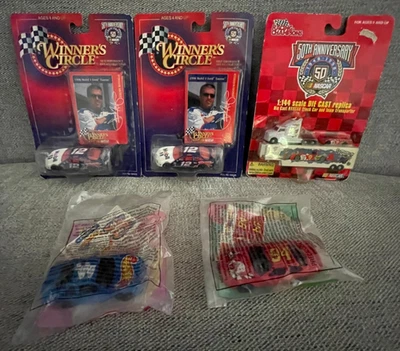 Nascar Lot of 5 Hot Wheels Winners Circle #12 Mobil 1 Jeremy Mayfield McDonalds - Image 1 of 4