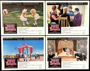 JULIA DER GEISTER Original Film Lobbykarte Poster Set Federico Fellini - Bild 1 von 4