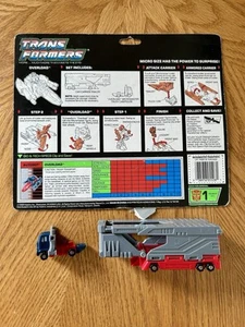 Overload Micromaster G1 Transformers 1989 Vintage Hasbro Figures 5528/5507 Prime - Picture 1 of 11