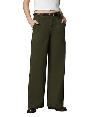 Pantalones Joe's Jeans The Chloe Utility tiro alto pierna ancha, noche forestal, 25 Foto 1 de 4