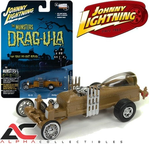 JOHNNY LIGHTNING 1:64 JLSS003 THE MUNSTERS BARRIS DRAGULA  Foto 1 de 1
