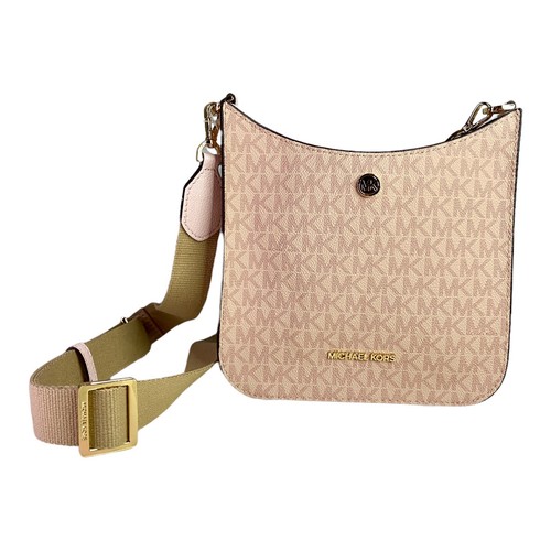 Borsa a tracolla Michael Kors Briley piccola logo messenger rosa balletto