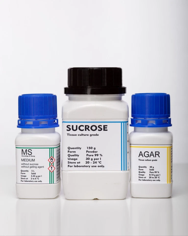 MS Media KIT – Murashige and Skoog Medium Preparation Kit with agar/with sucrose - Bild 1 von 1
