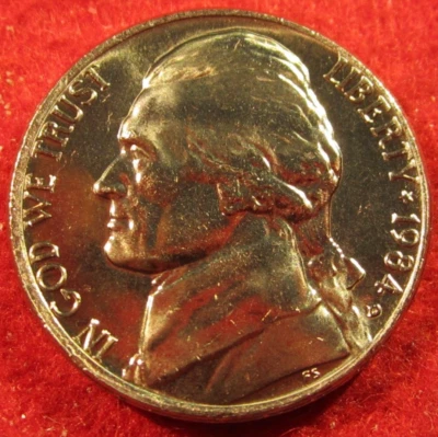 1984 D Denver Jefferson Nickel -  Uncirculated  - Image 1 of 3