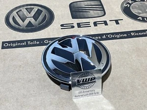VW Golf MK5 R32 Phaeton Cromo Parrilla Insignia VW Logotipo Inscripción Genuino Nuevo FABRICANTE DE EQUIPOS ORIGINALES - Imagen 1 de 7