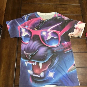 Shooter Jennings Countach All Over Shirt 1980s NWOT Small Shirt Rare - Bild 1 von 14