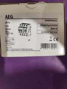 AEG FI/LS-Schalter DMA63N+C32/030 6kA 3pol.+N C32 30mA_0.5_5 - Bild 1 von 6